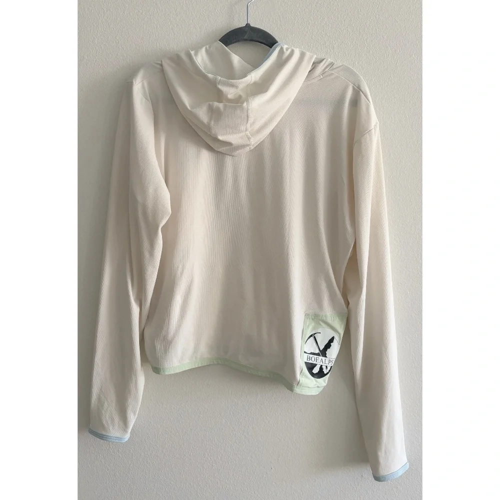 Cotopaxi Women's White Long Sleeve Sombra Sun Hoodie Shirt Large - Picture 2 of 10